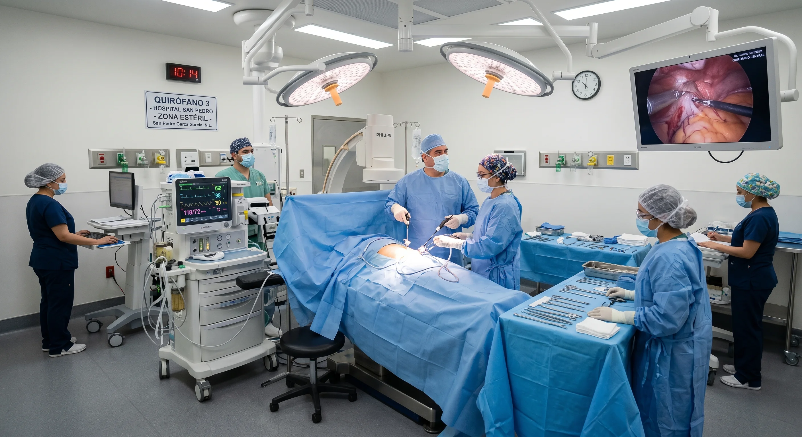 Interior Médico - Quirófano Central